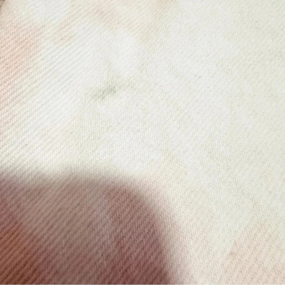 NWT Levi's High-Rise Deconstructed Tie Dye Jean Skirt in White size 28/6 - Picture 12 of 15